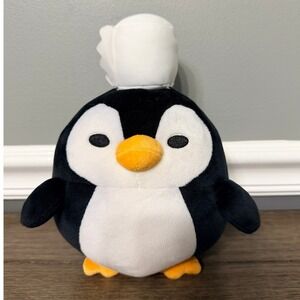 Yorisou Penguin Plush Stuffed Animal Toy with Toilet Paper Hat
